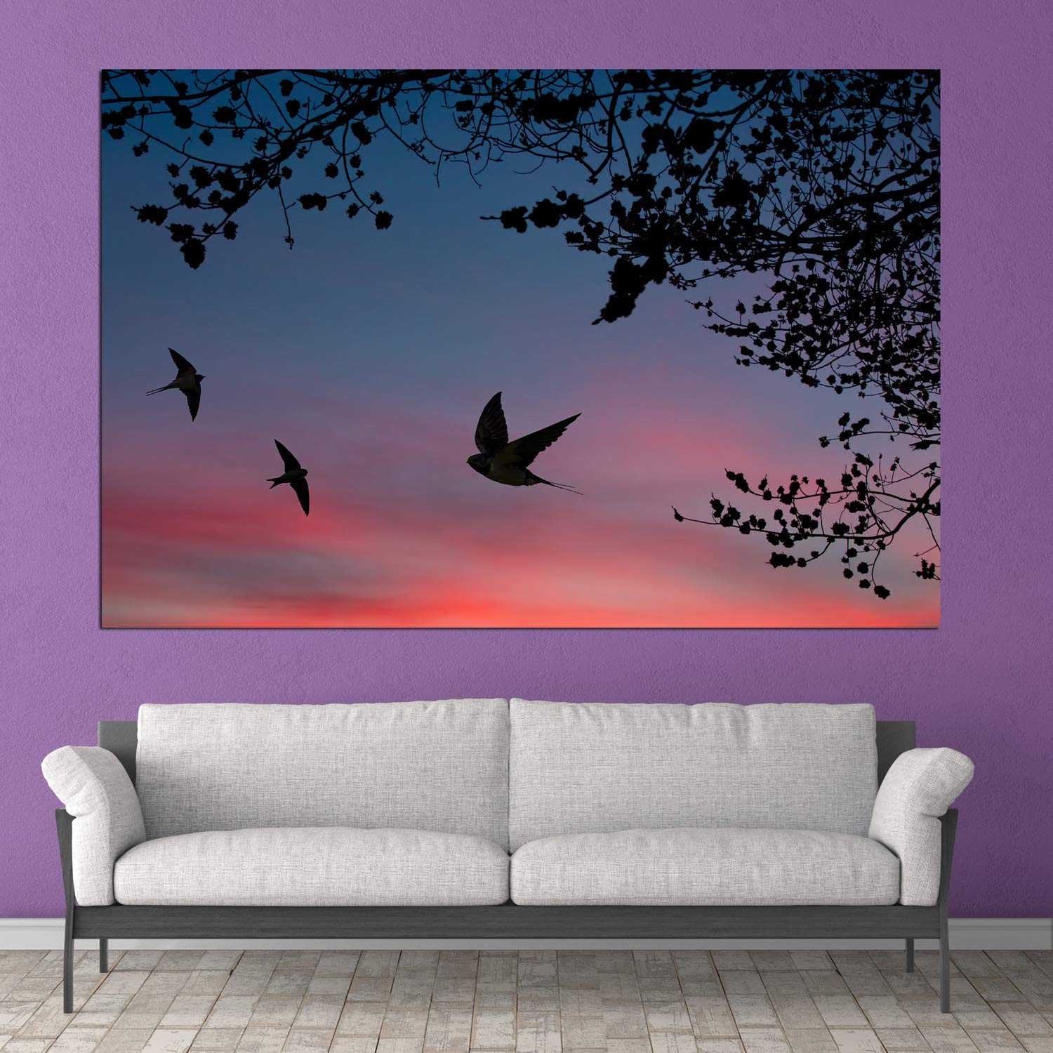 inep-b083y57zqr-image-of-soar-into-style-with-_taking-flight_-unframed-nature-wall-art-canvas-(91x61cm)-highlighting-soft-matte-earthy-tones..jpeg